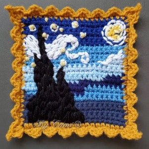 Tiny paintings crochet pattern image 3