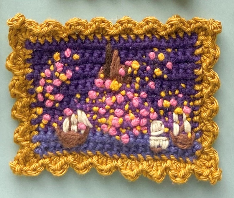 Tiny paintings 2 crochet pattern image 2