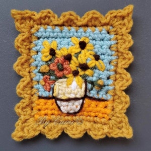 Tiny paintings crochet pattern image 4