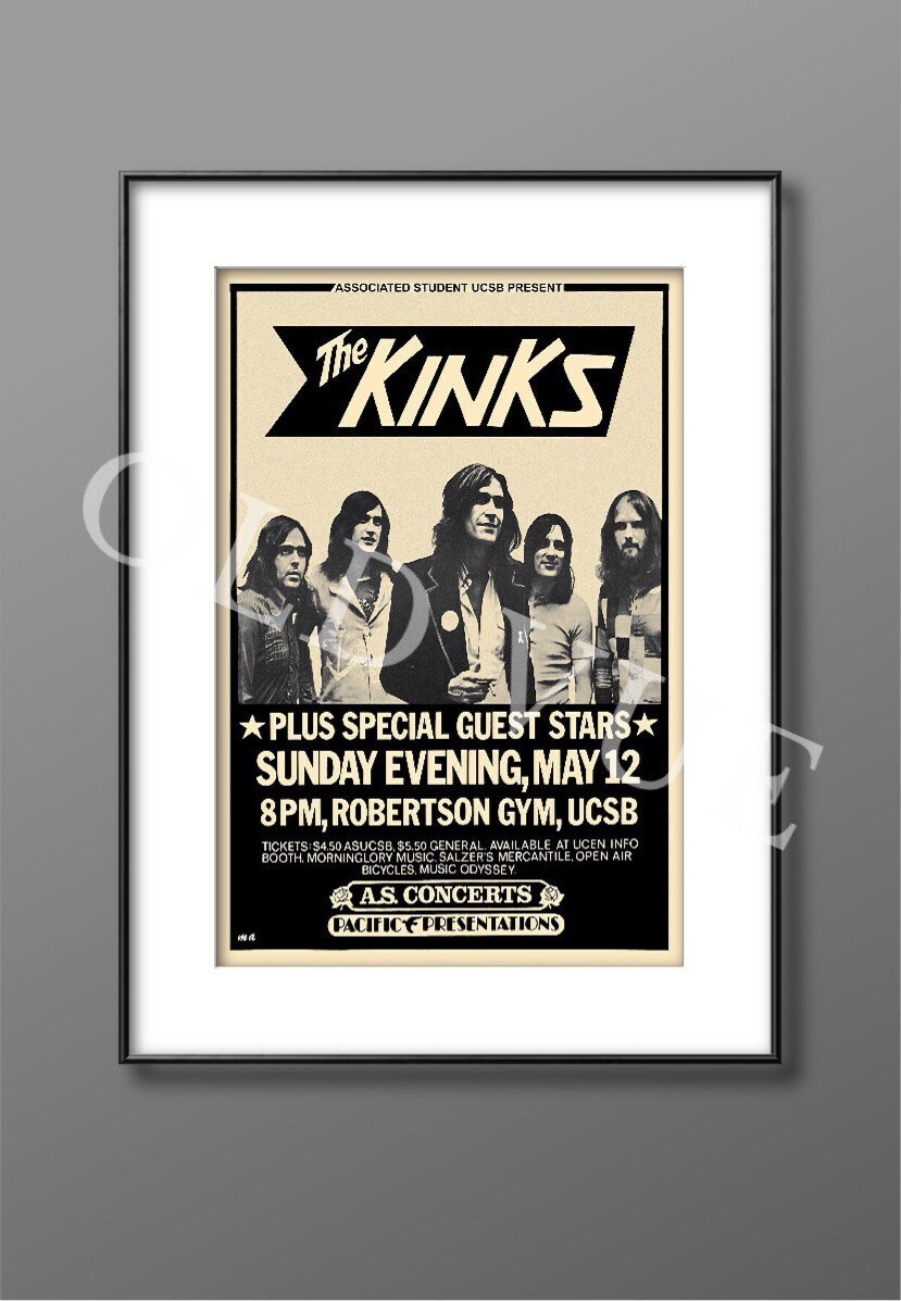 The Kinks Strangers Vinyl Record Song Lyric Quote Music Poster Print