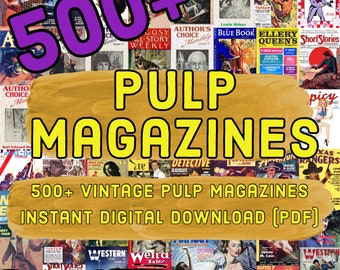 ヴィンテージ・パルプ雑誌コレクション：500以上の名作物語（PDF版