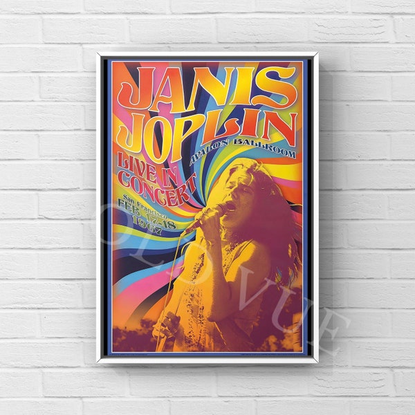 Janis Joplin Art - Etsy