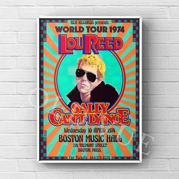 Lou Reed Sticker Lou Reed - Etsy