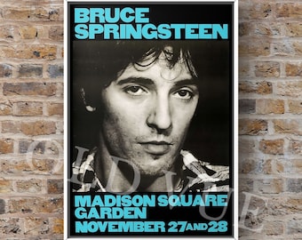 “The Boss” Madison Square Garden New York 1980 Plakat Poster Musik/Konzert Poster. Kunstdruck 15 x 20 cm.