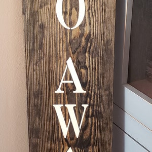 Go Away Go on Git Welcome Wood Door Sign Vertical Porch Leaner - Etsy