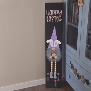 Frohe Ostern Wichtel Porch Leaner