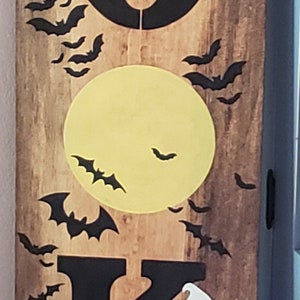 Spooky Seasonal Halloween Wood Door Sign Vertical Porch Leaner - Etsy