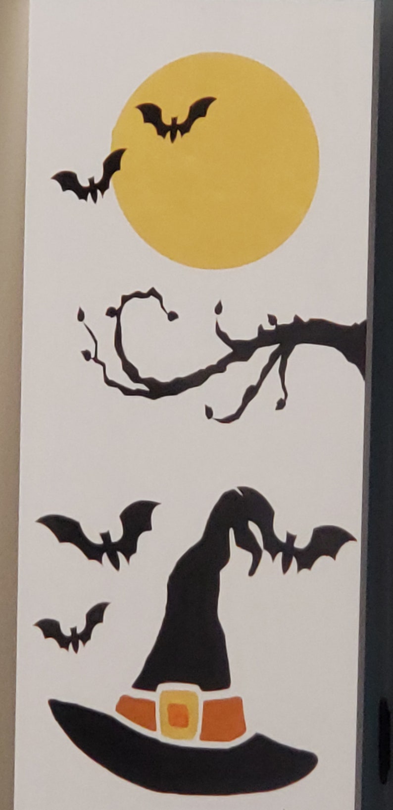 Hocus Pocus Seasonal Halloween Welcome Wood Door Sign Vertical Porch ...