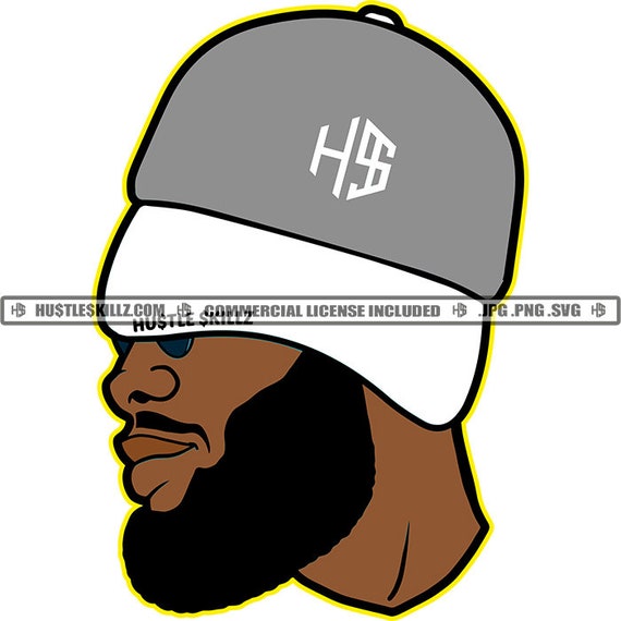 Gray Sideways Baseball Cap 