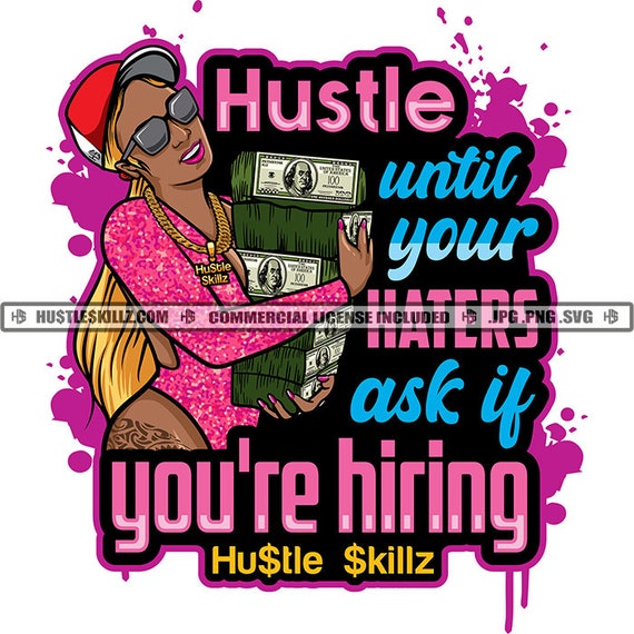 Hustle Quote Sticker - 3x2inch – Fearless Fastpitch
