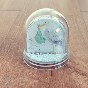 Boule à neige personnalisée annonce grossesse naissance