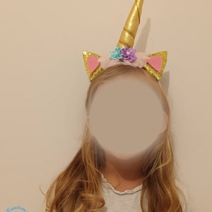 Kit DIY serre-tête licorne enfant fêtes image 8