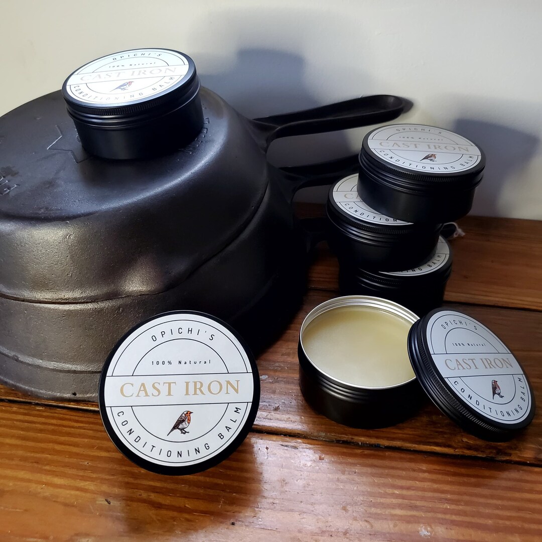 Cast Iron Cookware Conditioning Balm Etsy