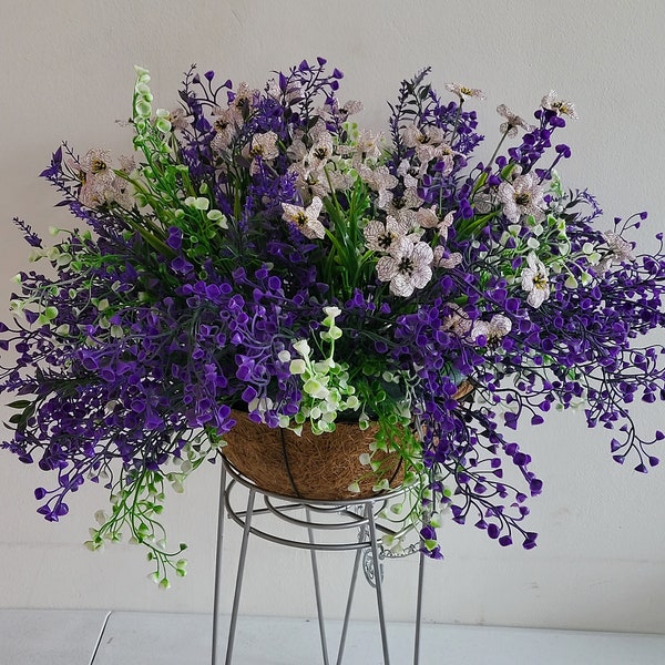 Outdoor Artificial Flowers Uv Resistant Etsy