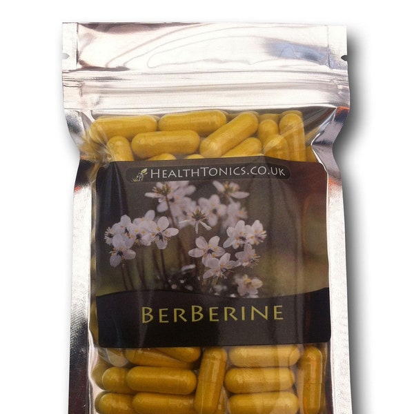 Berberine Extract 300mg (97% Berberine Hydrochloride), Vegan Capsules