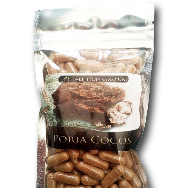 Extrait de Poria Cocos (10:1 équivaut à 4 500 mg ), gélules végétaliennes