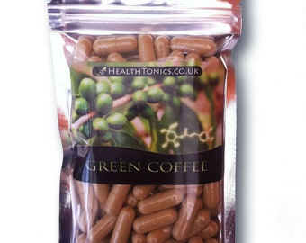 Green Coffee Extract (20:1 Equivalent to 10,000mg), Vegan Capsules