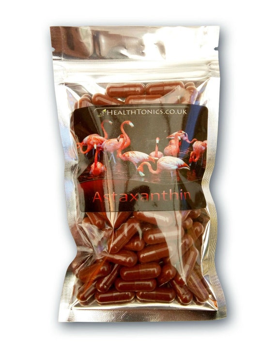 Astaxanthin Extract 8mg Super Antioxidant Vegetarian Etsy