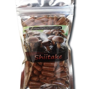 Shiitake-Extrakt 400 mg ((30% Polysaccaride), vegane Kapseln