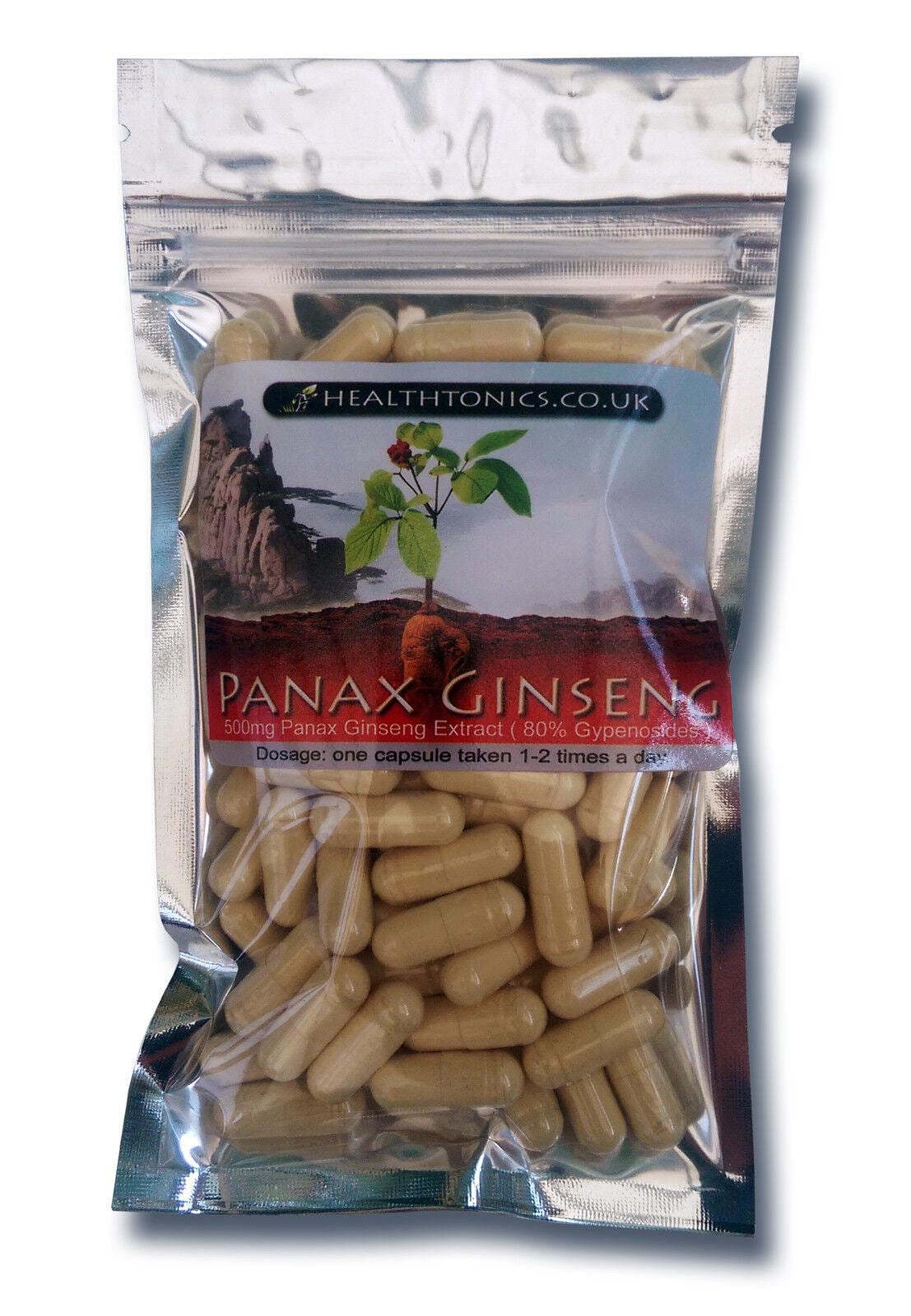 Panax Ginseng (50% Ginsenosides equivalent to 10,000mg ) 30-90 Veg Capsules