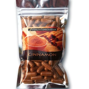 Cinnamon Extract ( 20:1 equivalent to 7,000mg), Vegan Capsules