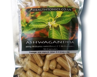 Ashwagandha Extract Capsules( 20:1 equivalent to 8,000mg ), Vegan Capsules
