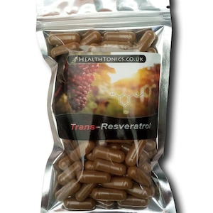 レスベラトロールエキス 500mg (トランスレスベラトロール 250mg)、ビーガンカプセル