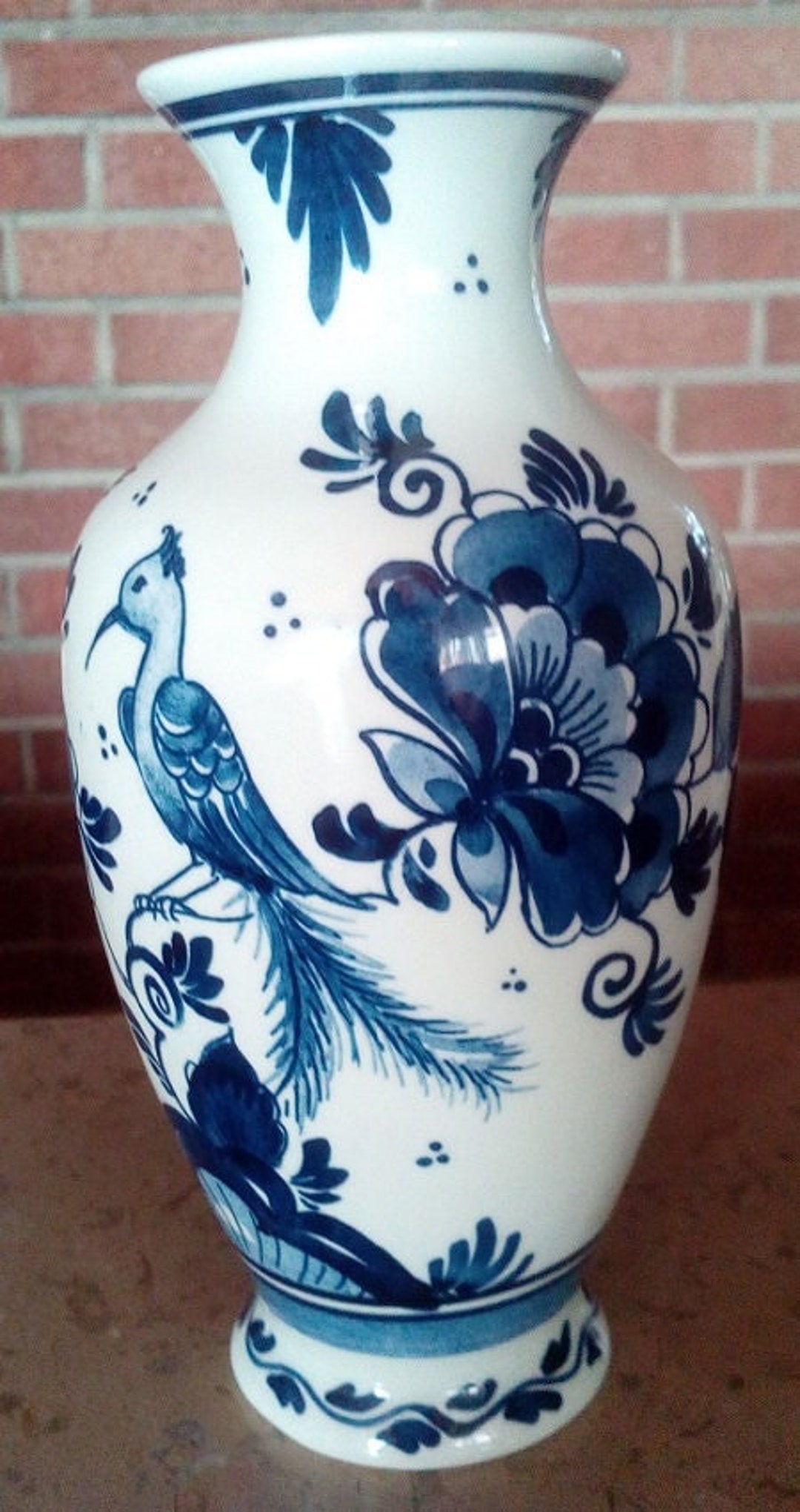 Vase Royal Goedewaagen Blue Delft Handwork Holland Etsy.de
