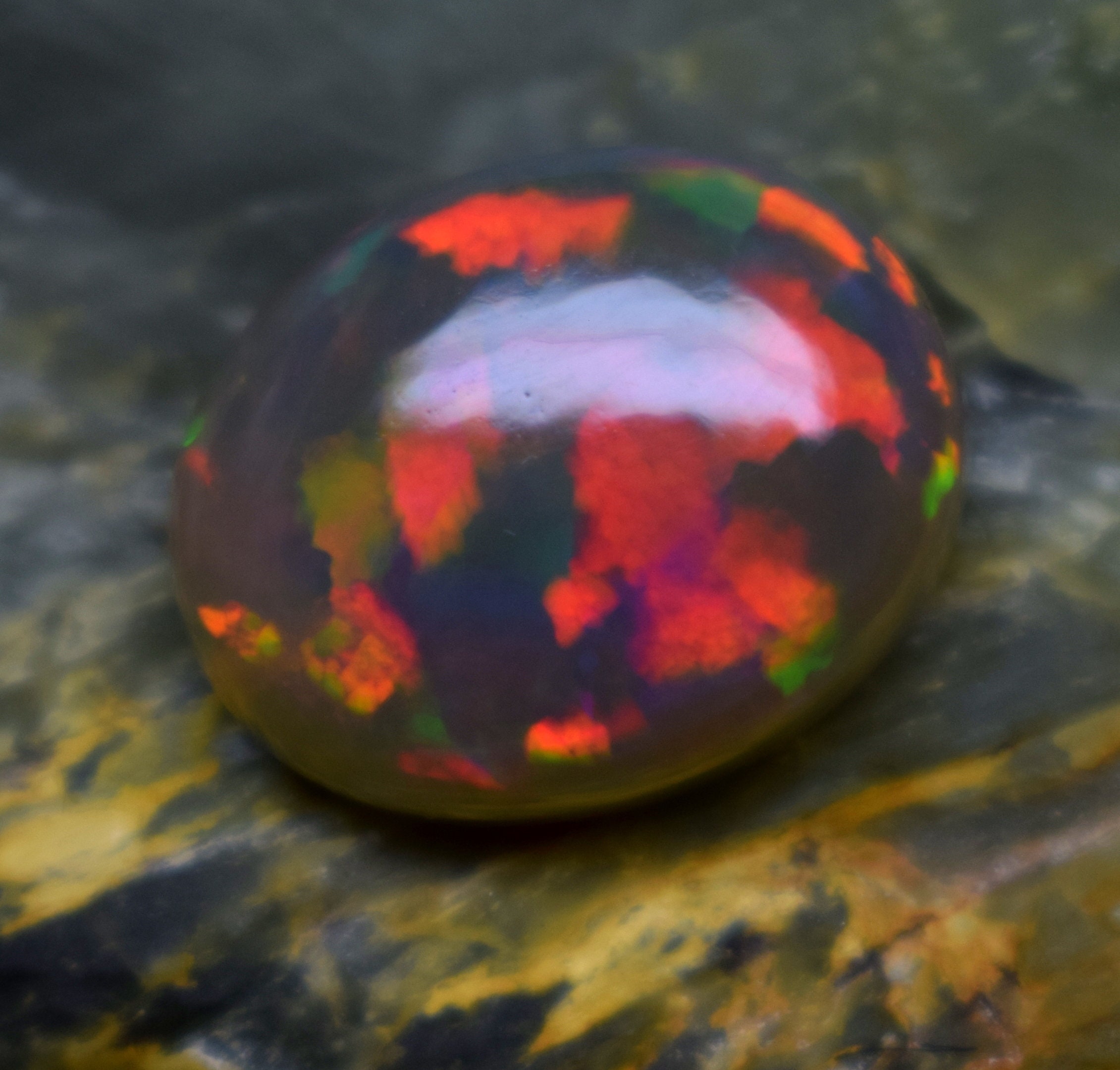 Rainbow Fire Opal Size 15.2X11.4X5 MM Opal A++ Smooth Oval Shape Opal Gemstone Quality Opal. Natural Ethiopian Opal Cabochon Rainbow Fire Opal Size 15.2X11.4X5 MM Opal A++ Smooth Oval Shape Opal Gemstone Quality Opal. Natural Ethiopian Opal Cabochon