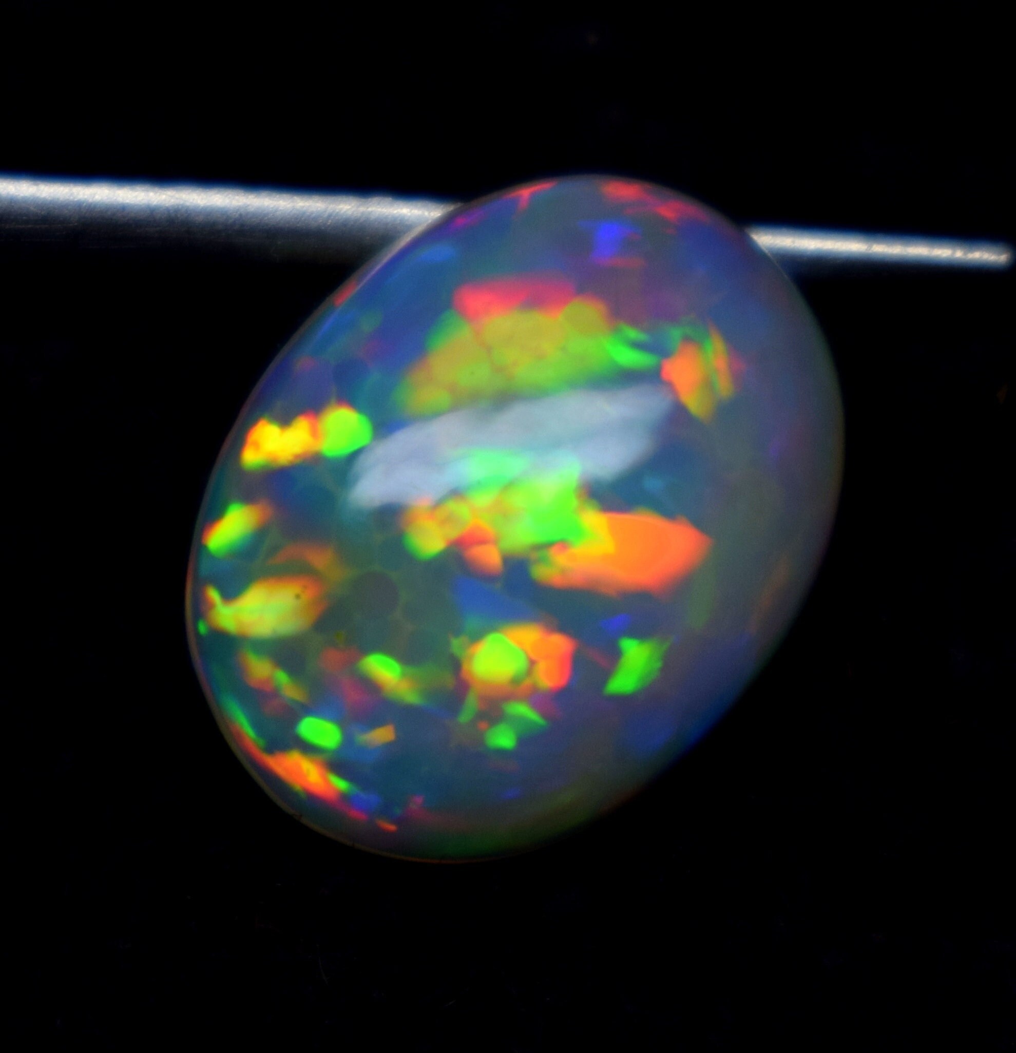 Rainbow Fire Opal Size 15.2X11.4X5 MM Opal A++ Smooth Oval Shape Opal Gemstone Quality Opal. Natural Ethiopian Opal Cabochon Rainbow Fire Opal Size 15.2X11.4X5 MM Opal A++ Smooth Oval Shape Opal Gemstone Quality Opal. Natural Ethiopian Opal Cabochon