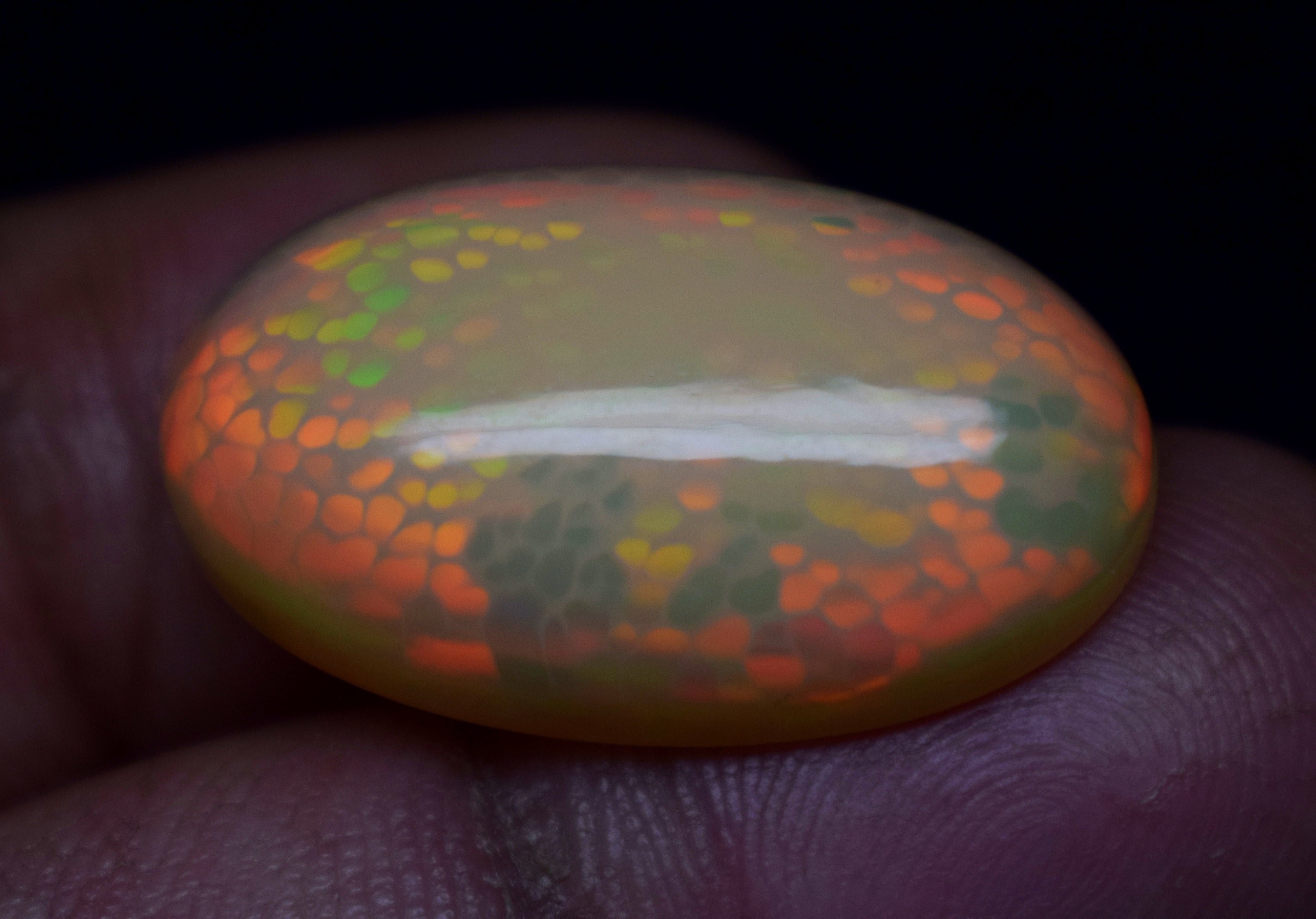 Only at My Shop Natural Ethiopian Magical Honeycomb Opal Gemstone