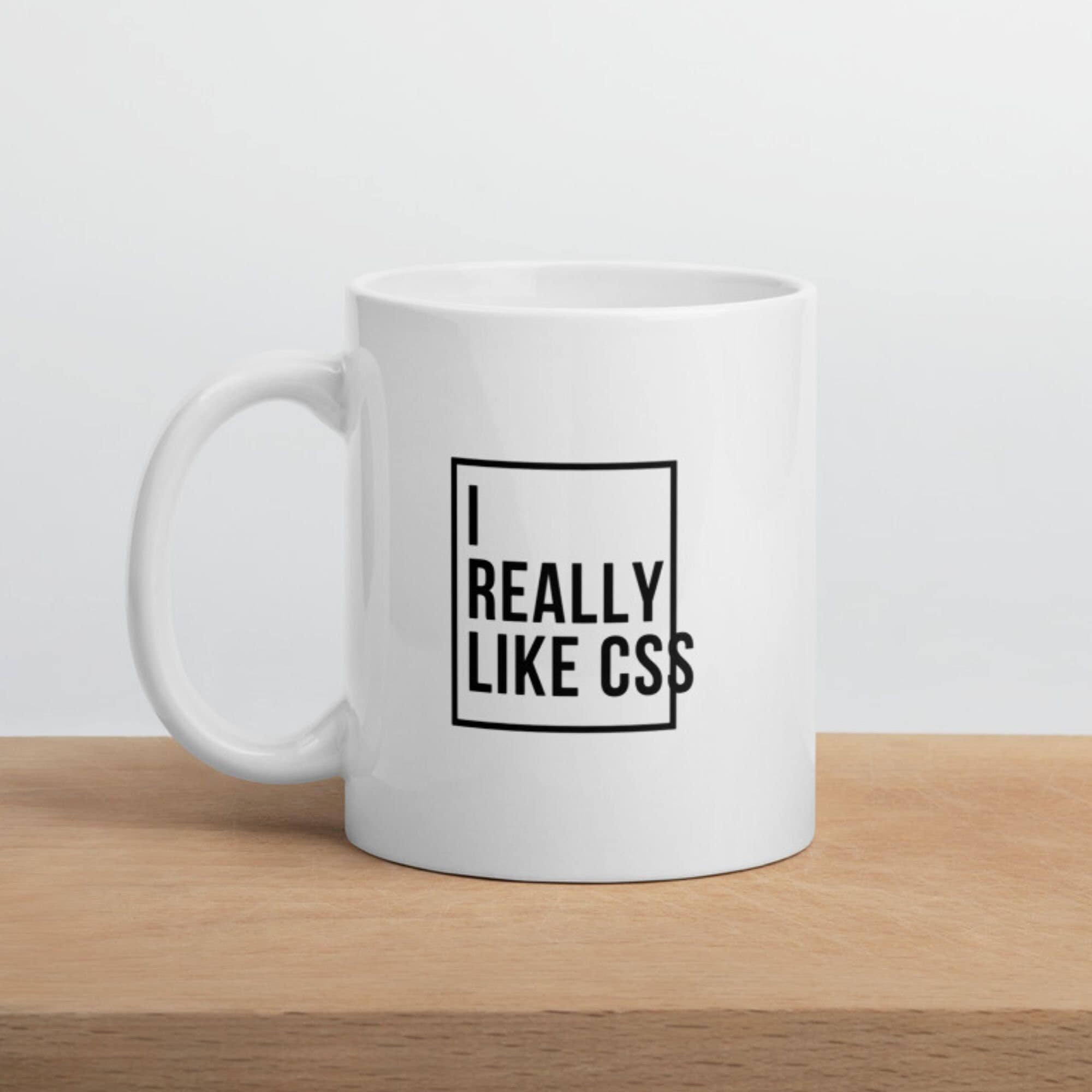 Coffee Mug for Developers Who Love CSS | Developer Gift Ceramic Coffee ...