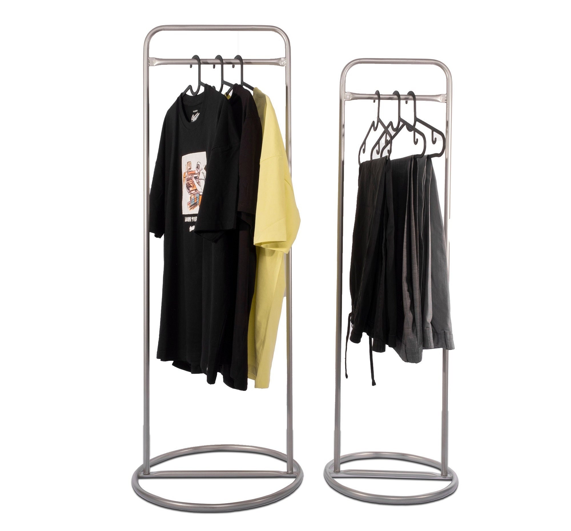 Lasali Solid Wood Coat Rack Stand Clothes Hanging Rail Rack Shelf Closet Hooks Portable, Women's, Size: 100