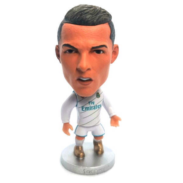 Cristiano Ronaldo Real Madrid Mini Figure, Ronaldo Keychain, Cristiano Ronaldo cake topper, Ronaldo birthday gift, Ronaldo New Year Gift