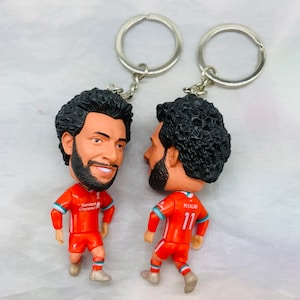 Liverpool FC 3D Mini Figure, Liverpool Keychain, Salah, Mane, Alisson,Gerrard, Liverpool gifts