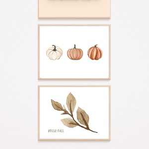 SET OF 3 Fall Bundle Prints, Fall Bundle Home Decor, BUNDLE Thanksgiving Prints, Bundle Fall Prints