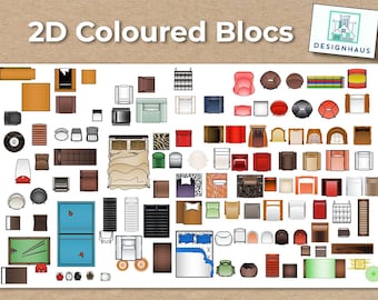 2000+ 2D COLOURED BLOCKS