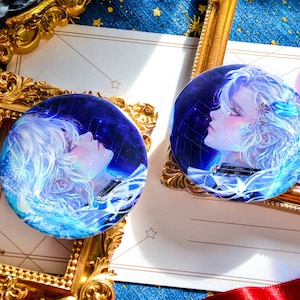 Pluie d&#39;étoiles Neuvillette Big Badges Set of 2