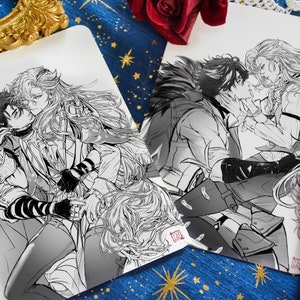 Wriolette Sketches mini prints set of 2