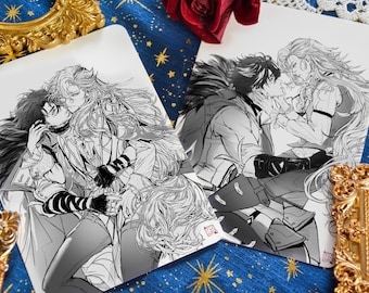 Wriolette Sketches mini prints set of 2