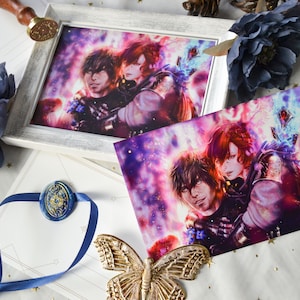FFXIV-Vers le temps perdu [Metero/Graha]-impression d'art carte postale A6