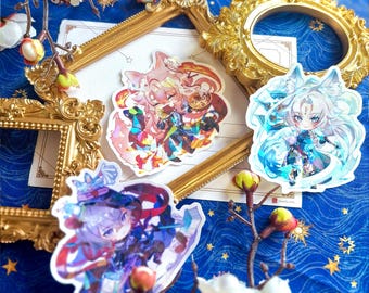 Autocollants holographiques HSR Yaoqing Trio