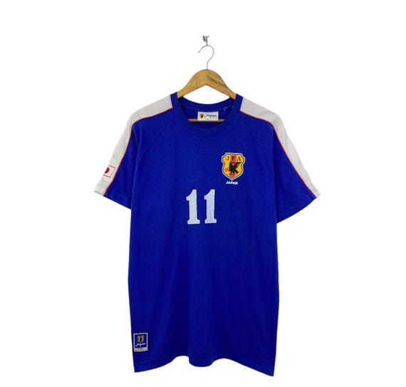 Rare Vintage Japan JFA National Football Team Soccer Jersey 11