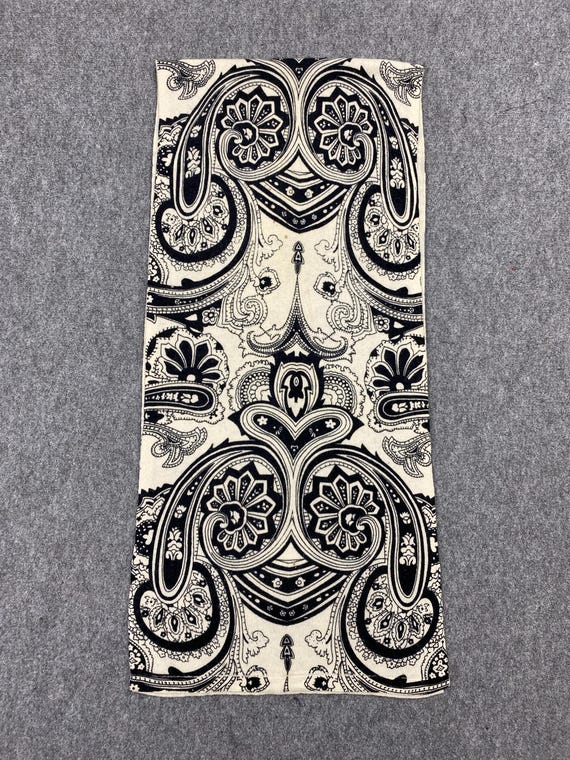 Vintage Codello Lambswool Scarf: Full Print Muffl… - image 5