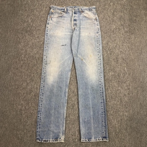 Size 33x33 Vintage Y2K Levis 501 Jeans Made in USA High Waisted 2000s Levis Light Washed Jeans Levi&#39;s Straight Cut Jeans Levis Mom Jeans W33