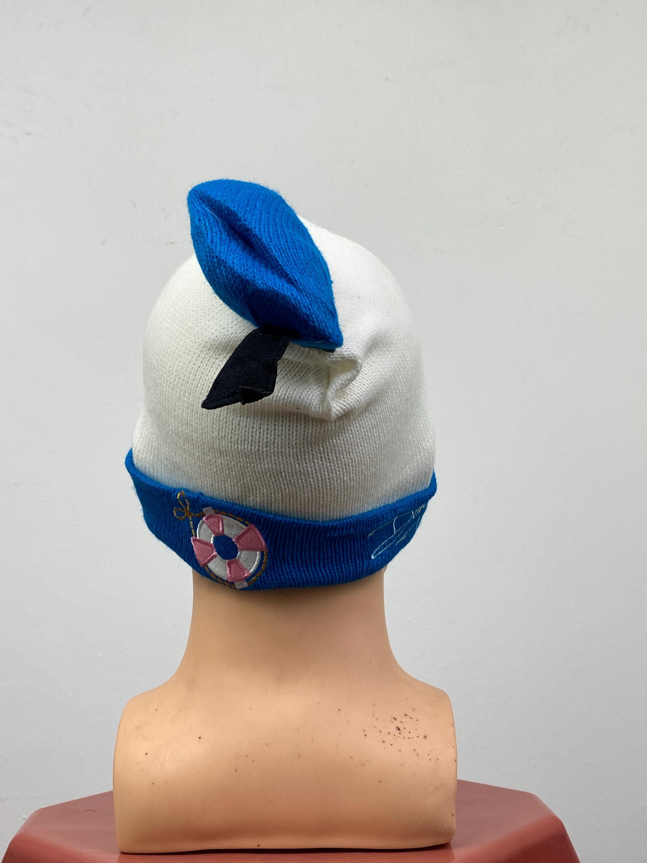 Tokyo Disney Parks Limited Edition Donald Duck Sailor Beanie Hat っ◔◡◔)っ? ???????!!? Exclusive Big Head Plush  main image 3