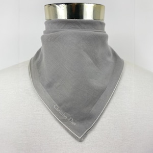 Christian Dior Vintage Christian Dior Handkerchief, Christian Dior Pocket Square, Christian Dior Scarf, Vintage Christian Dior Bandana