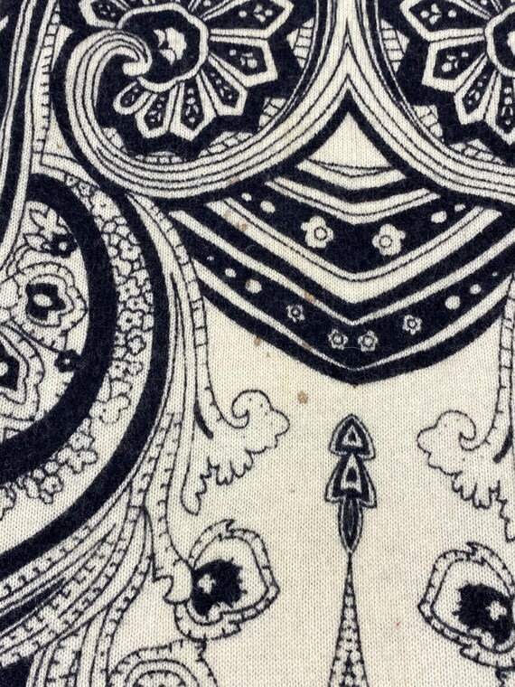 Vintage Codello Lambswool Scarf: Full Print Muffl… - image 7