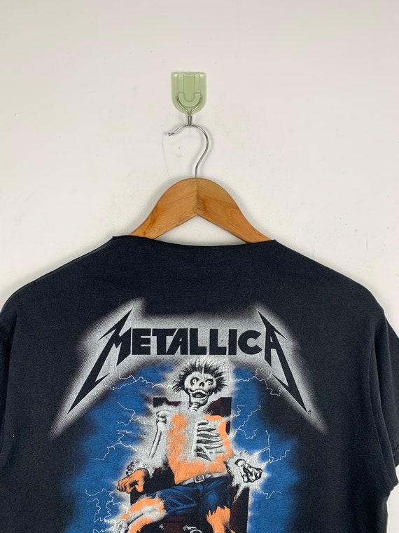 Vintage 90s Metallica Ride The Lightning Metal Up… - image 3