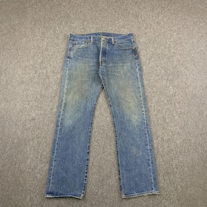 Size 36X31 Vintage Y2K Levis 501 Jeans Faded Blue High Waisted 2000s Levi&#39;s Jeans Levi&#39;s Light Washed Straight Cut Jeans Levis Mom Jeans W36